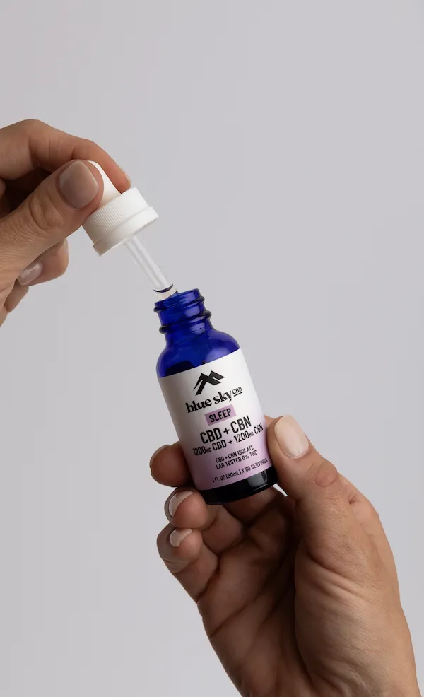 "Blue Sky CBD Sleep Oil"