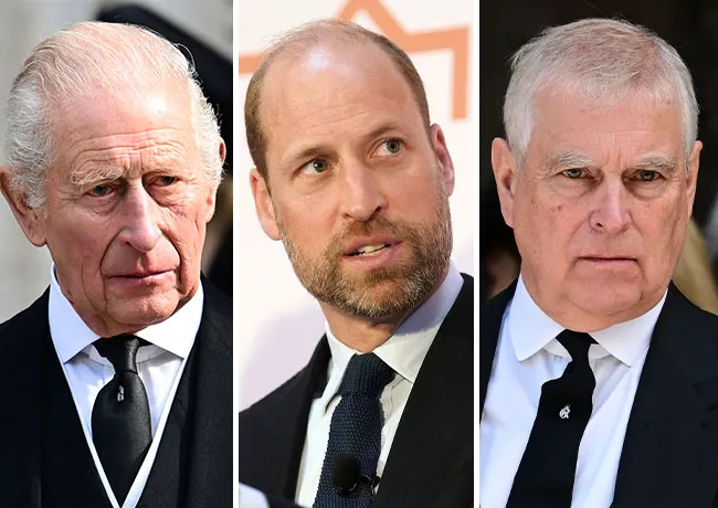 prince william king charles prince andrew