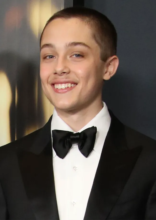 "Knox Jolie-Pitt smiling at the Governors Awards"