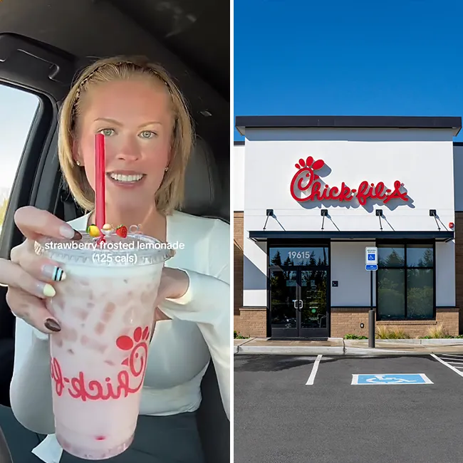 "Weight loss influencer with Chick-fil-A"
