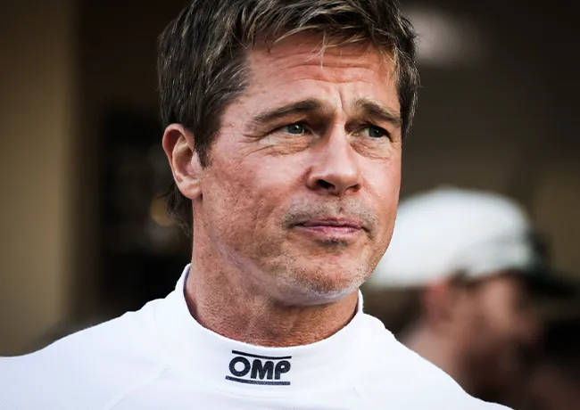 Brad Pitt Abu Dhabi Grand Prix