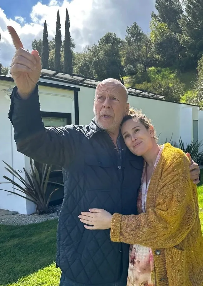 Bruce Willis and daughter Rumer Willis
