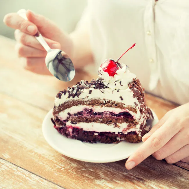 "Variety of cakes displayed"