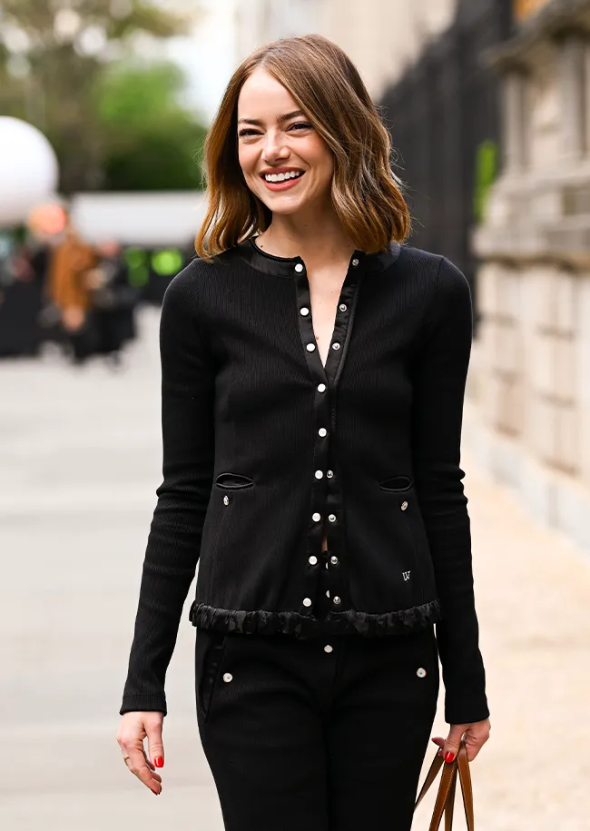 Emma Stone showcases elegance at Louis Vuitton Cruise Show
