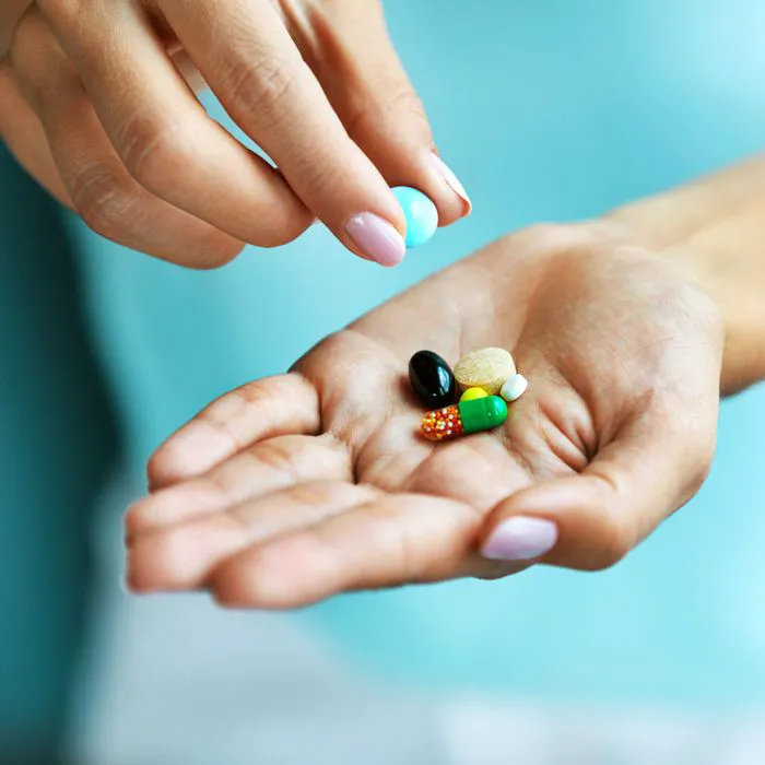 "Handful of various dietary supplements"