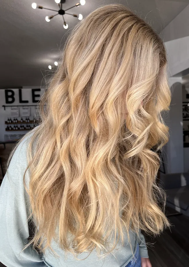 honey-blonde