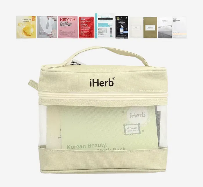 "iHerb K-beauty product selection"