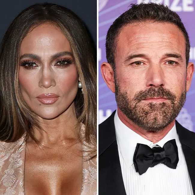 "Jennifer Lopez and Ben Affleck at an event"