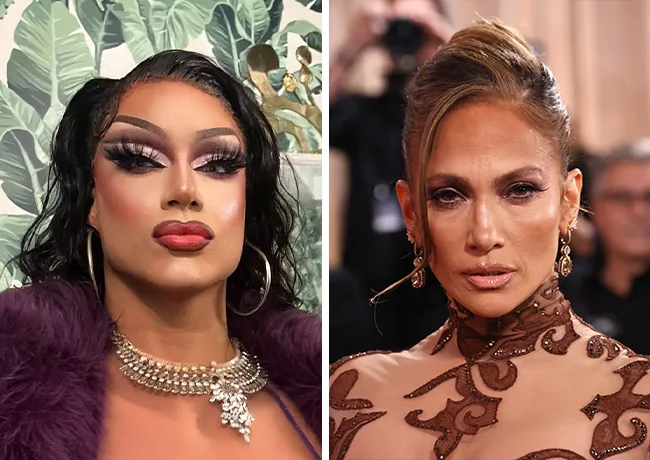 Mia Starr and Jennifer Lopez