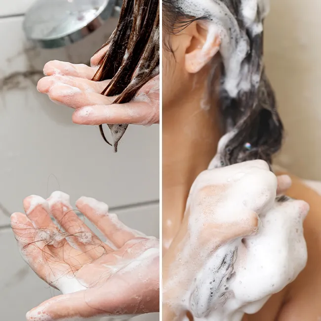 Shampoo designed to combat hair loss effectively.